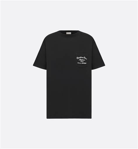 dior atelier t-shirt black|'CHRISTIAN DIOR ATELIER' T.